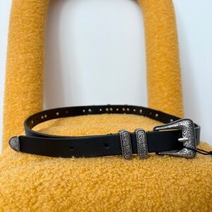 The kooples logo lettering belt